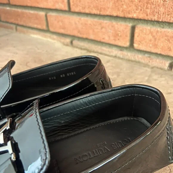 Louis Vuitton Black Mens Dress Shoes